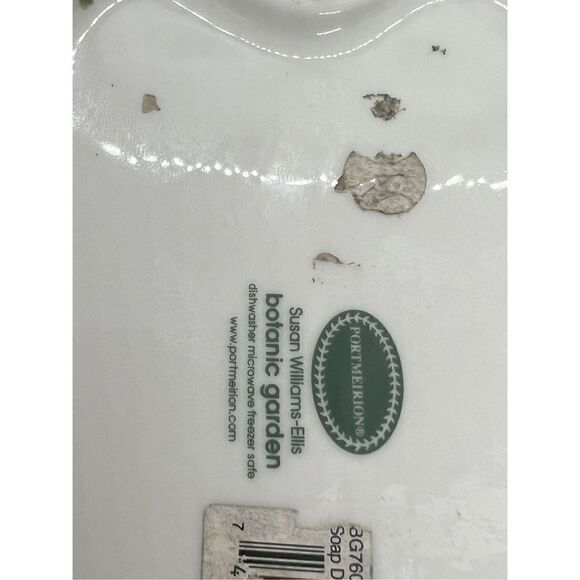 Portmeirion Botanic Garden 'Rhododendron Dragonfly' Oval Soap Dish Croscill Home - Picture 6 of 6